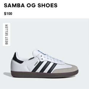 Adidas Samba sneakers size  US  women’s 9.5 men’s size 8.5- Unisex